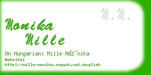 monika mille business card